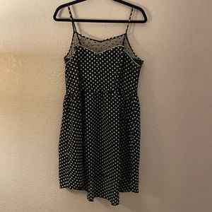 Black and White Polka Dot Dress